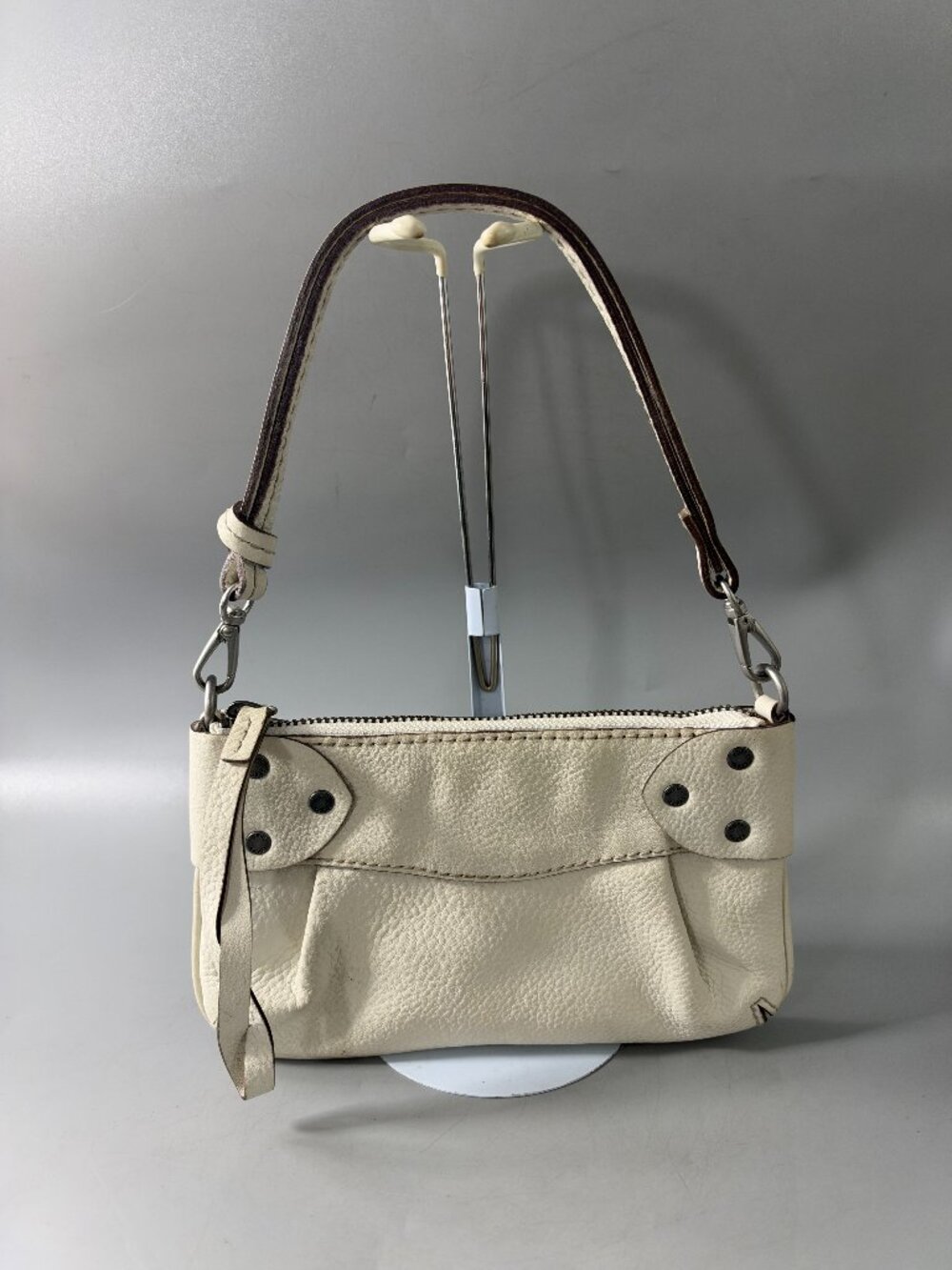 Authentic Vintage Ruehl No. 925 White Leather Mini Shoulder Bag